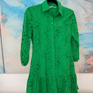 Zara Green Dress